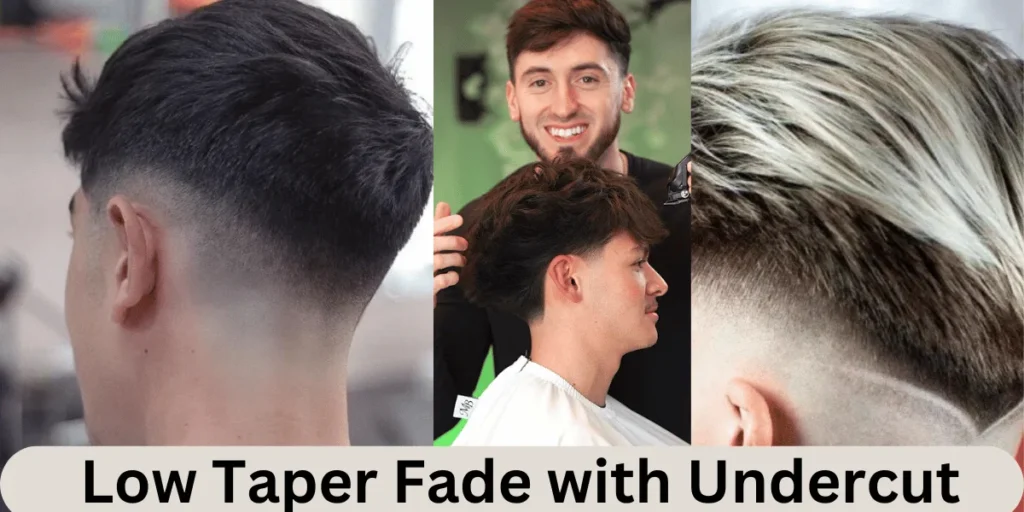 This emage showing a Low Taper Fade with Undercut Low Taper Fade with Undercut